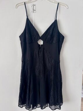 TopShop Black Lace Mini Dress